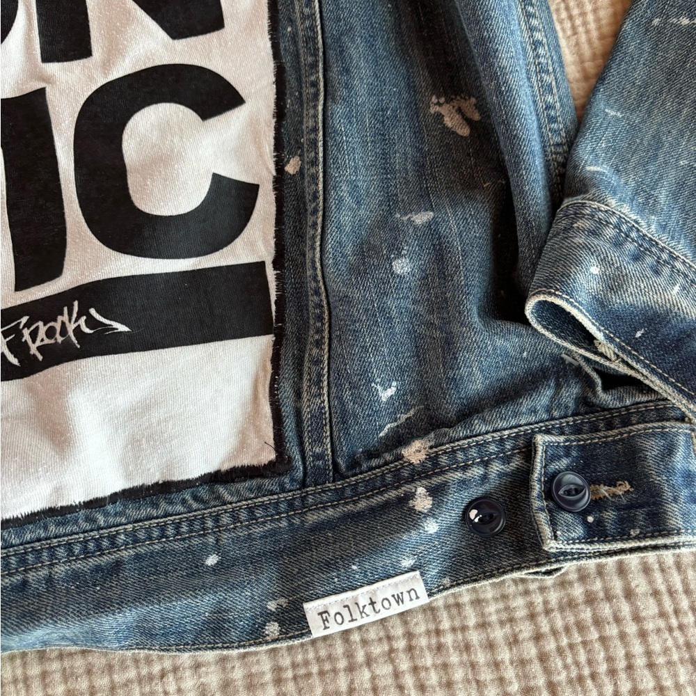 Reworked Vintage Denim Jacket - Picture 5 of 10